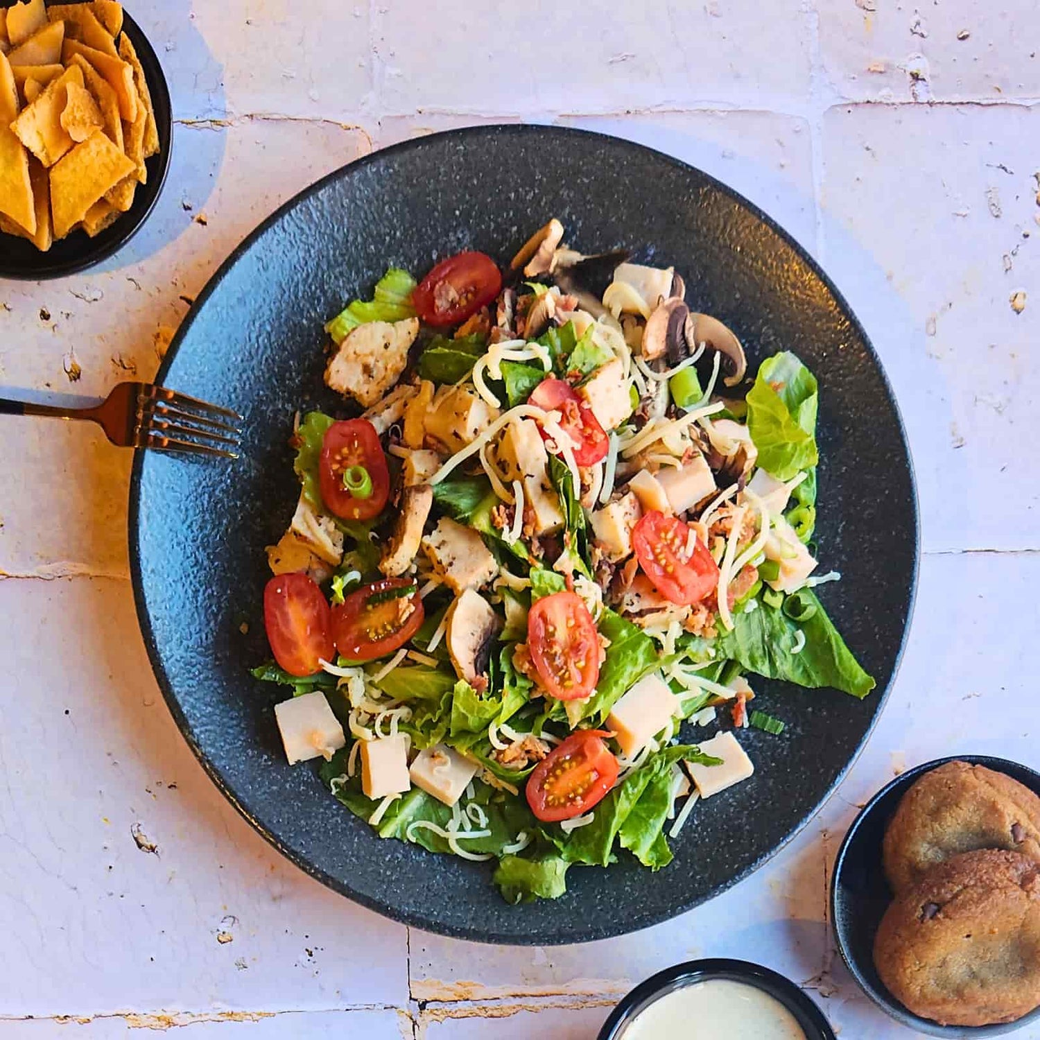 Coffret salade-repas La Wolfe au poulet grillé-AvecPlaisirs Chefs Traiteurs