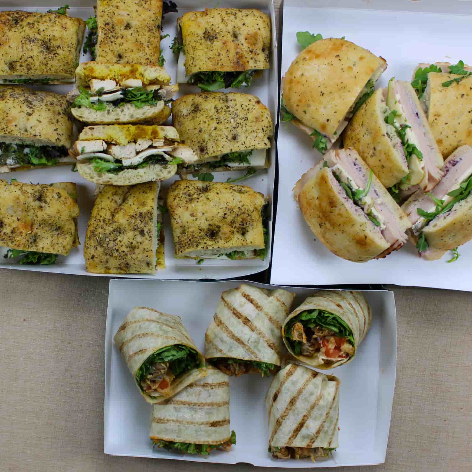 Assorted Sandwiches AvecPlaisirs Buffet platter