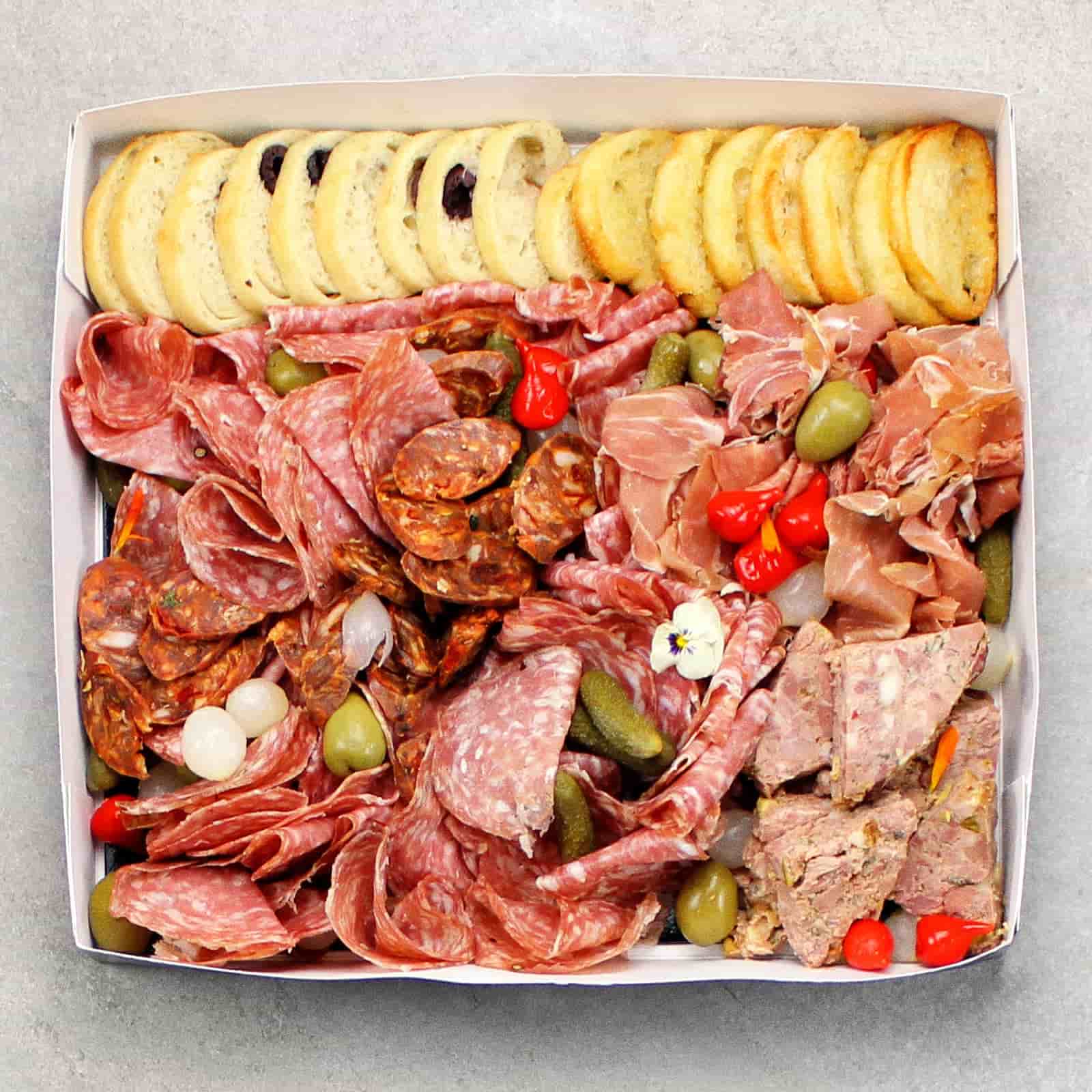 Large Platter of Cold Cuts and Terrine