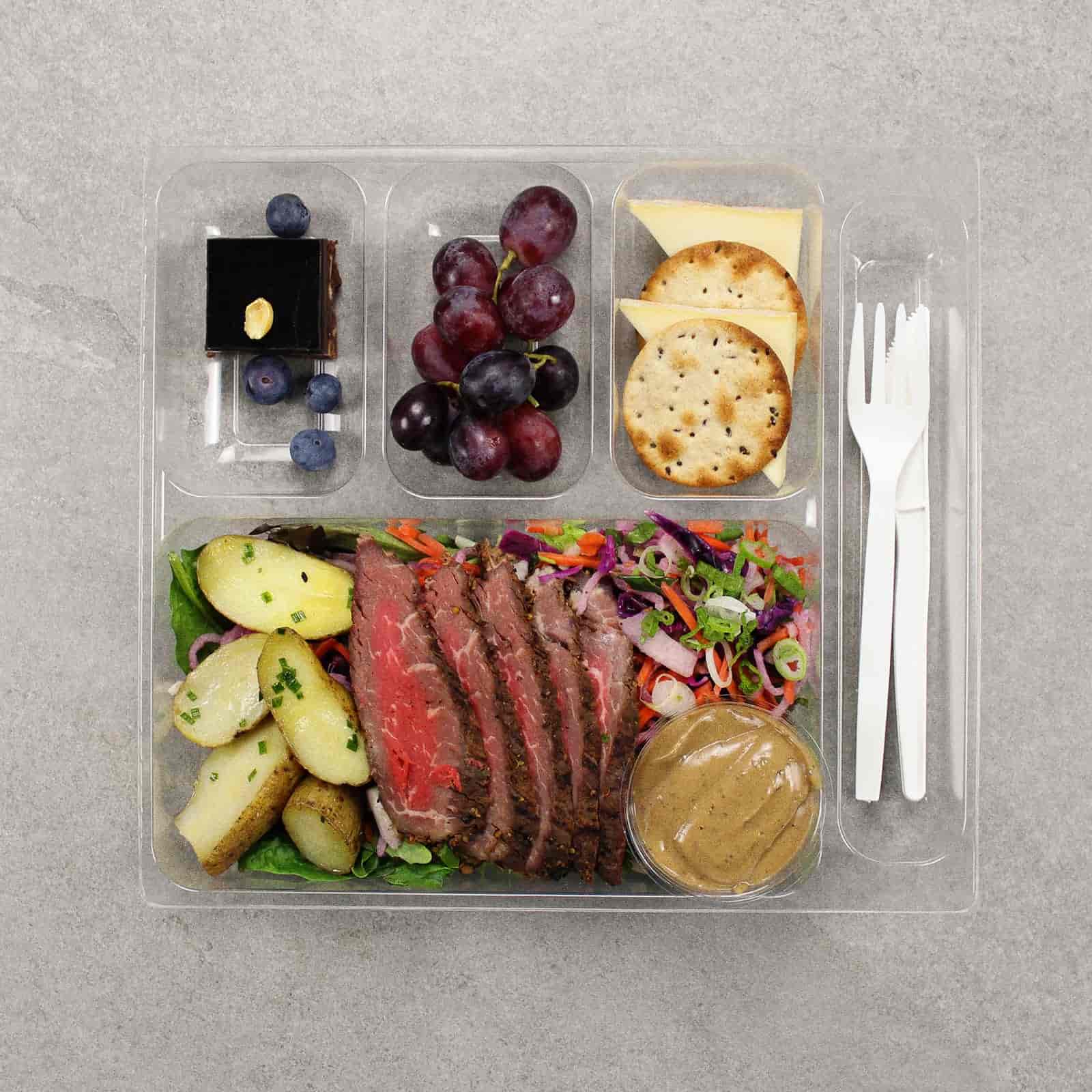 Beef Shoulder Tenderloin Hearty Salad Box
