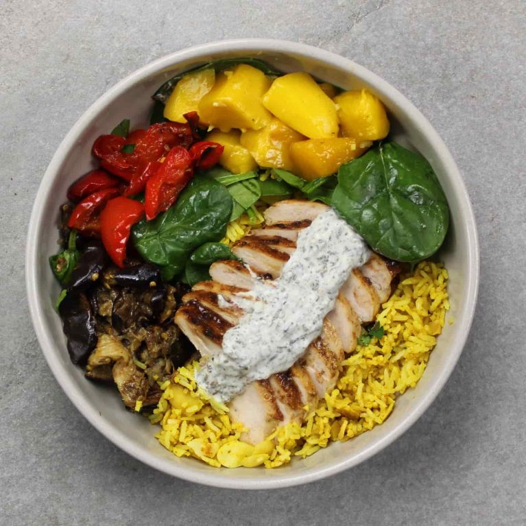 Isabelle's Indian style Chicken Bowl