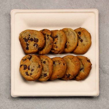 Plateau de biscuits gourmands au chocolat