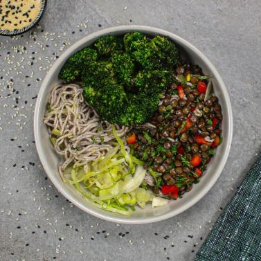 Soba and Lentils Bowl