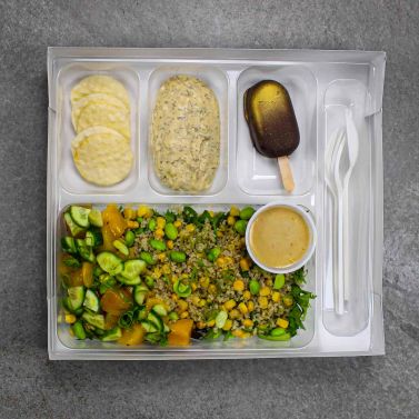 Coffret salade-repas Croquante quinoa et edamame