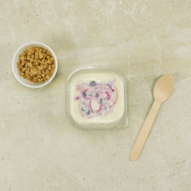 Yogurt, fruit and granola cup