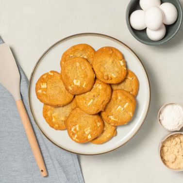 Platter of Gourmet Macademia Homemade Cookies