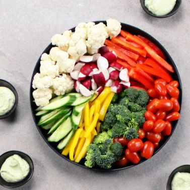 Grand plateau de Crudités et trempette maison