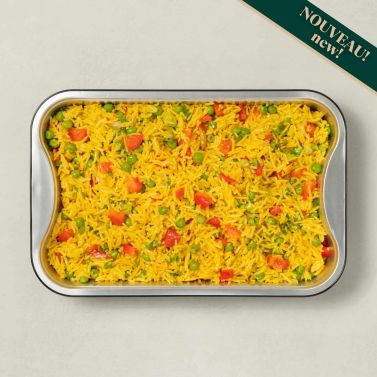 Ready-to-heat Saffron Rice with Vegetables