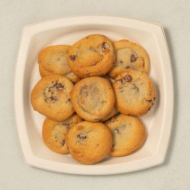 Plateau de biscuits gourmands au chocolat