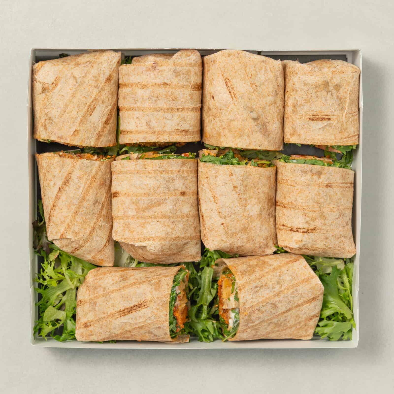 Vegetarian Wrap platter AvecPlaisirs