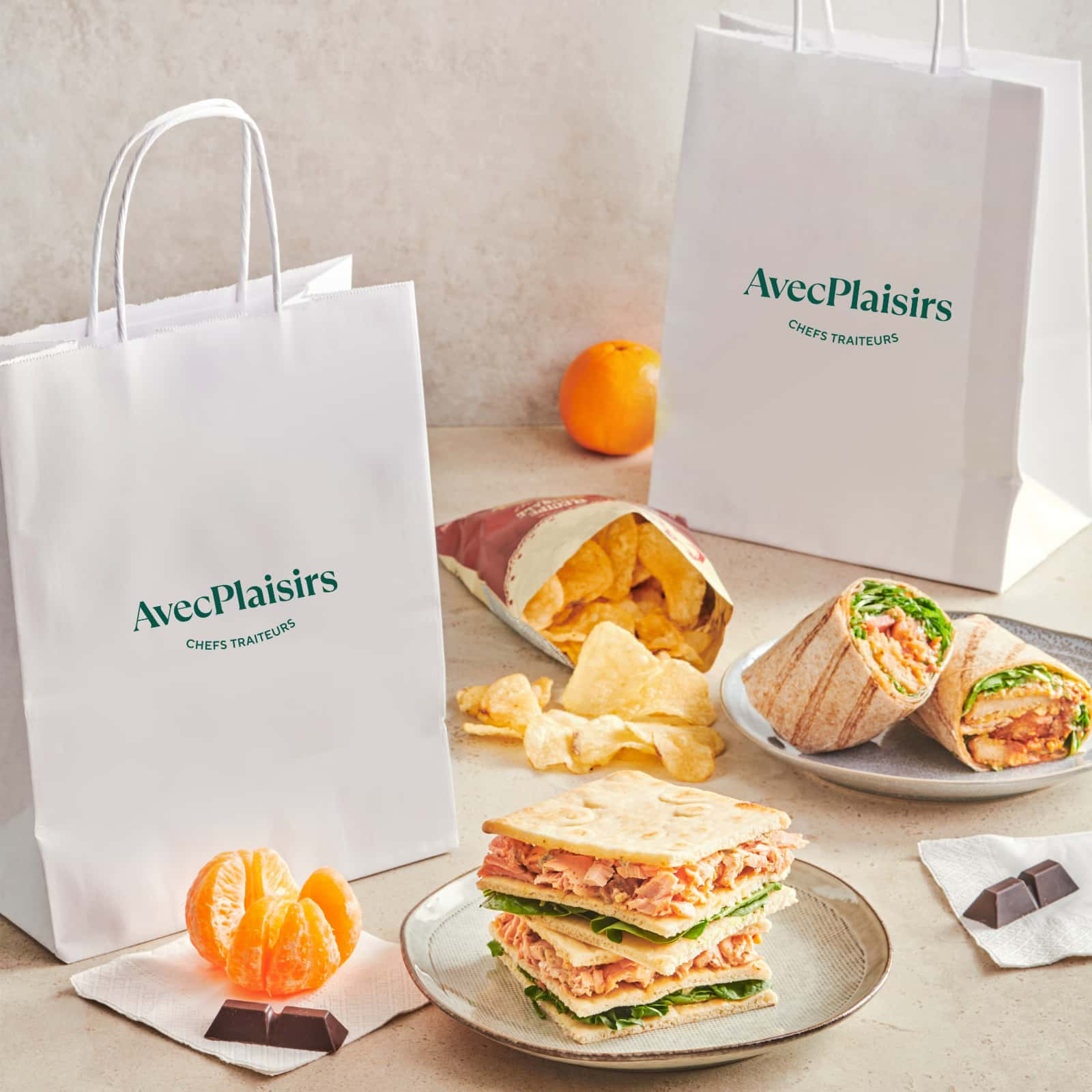 Gourmet lunch bags